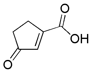 3-oxocyclopent-1-enecarboxylic acid