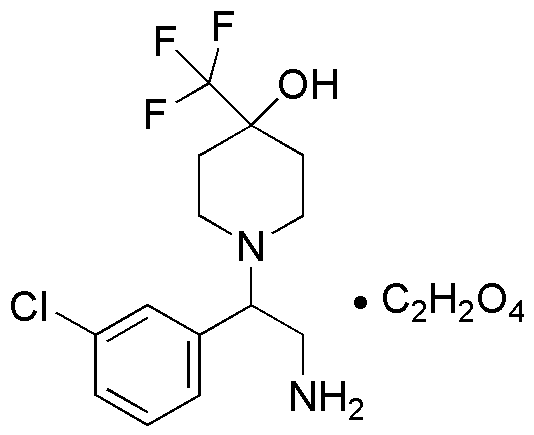 Oxalato de 1-(2-amino-1-(3-clorofenil)etil)-4-(trifluorometil)-4-hidroxipiperidina