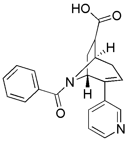 Acide 8-benzoyl-2-(pyridin-3-yl)-8-azabicyclo[3.2.1]oct-2-ène-6-carboxylique