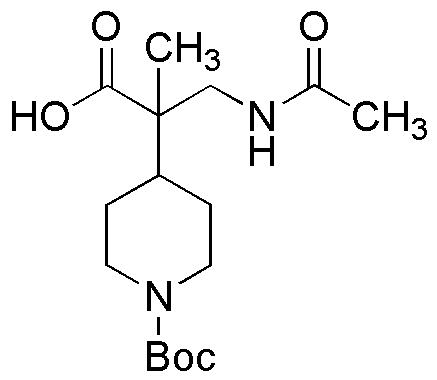 2-Acetamido-2-(1-(Tert-Butoxycarbonyl)Piperidin-4-Yl)Propanoic Acid