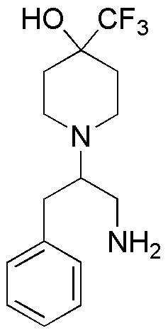 Clorhidrato de 1-(1-amino-3-fenilpropan-2-il)-4-(trifluorometil)piperidin-4-ol