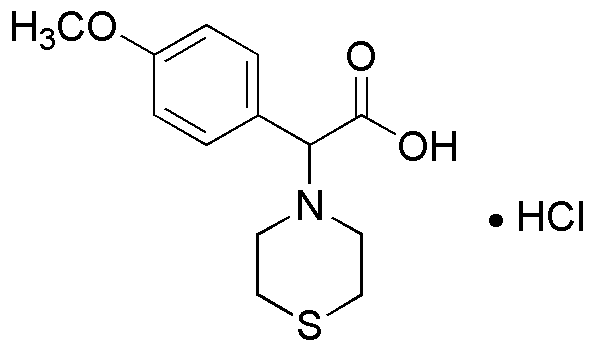 2-(4-Methoxyphenyl)-2-Thiomorpholinoacetic Acid Hydrochloride