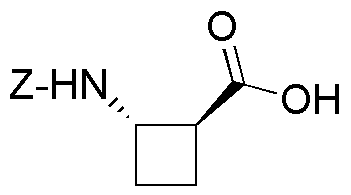 trans-2-Benzyloxycarbonylaminocyclobutanecarboxylic Acid