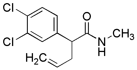 Ácido 2-(3,4-diclorofenil)pent-4-enoico N-metilamida