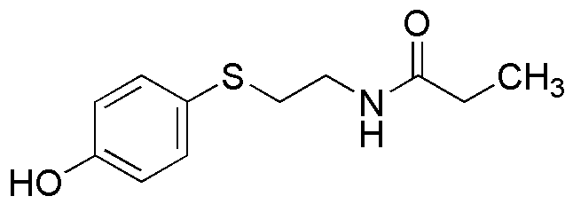 N-[2-(4-hydroxyphénylsulfanyl)éthyl]propionamide