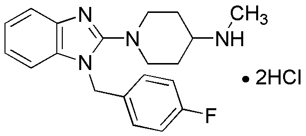 Dichlorhydrate de 1-[1-[(4-fluorophényl)méthyl]-1H-benzimidazol-2-yl]-N-méthyl-4-pipéridinamine