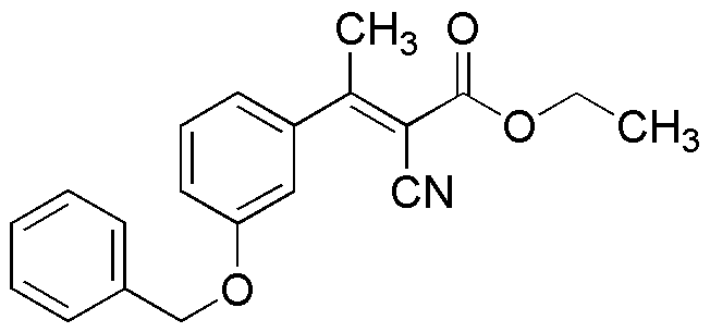 3-[3-(benciloxi)fenil]-2-cianobut-2-enoato de etilo