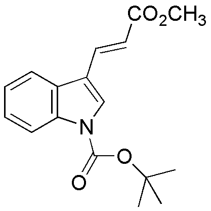 3-(2-Methoxycarbonyl-vinyl)-indole-1-carboxylic acid tert-butyl ester