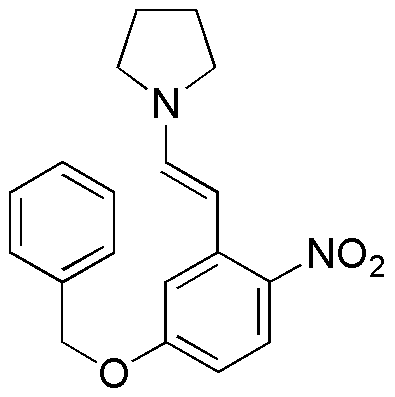 1-[2-(5-benciloxi-2-nitrofenil)vinil]pirrolidina