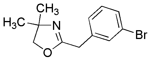 2-(3-bromobencil)-4,4-dimetil-4,5-dihidro-1,3-oxazol