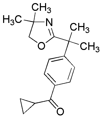 Ciclopropil[4-[1-(4,4-Dimetil-4,5-Dihidro-1,3-Oxazol-2-Il)-1-Metiletil]Fenil]Metanona