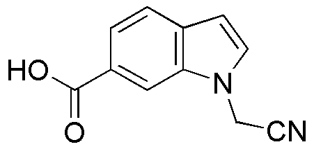 Ácido 1-(cianometil)-1H-indol-6-carboxílico