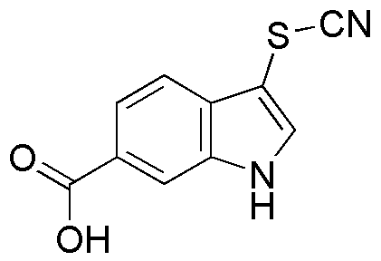 3-Thiocyanato-1H-Indole-6-Carboxylic Acid