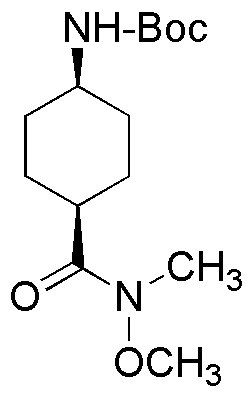 Cis-4-[(N-Metoxi-N-Metilcarbamoil)Ciclohexil]Carbamato de terc-butilo