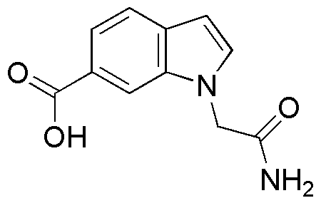 Acide 1-carbamoylméthylindole-6-carboxylique