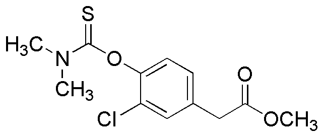 Methyl (3-Chloro-4-Dimethylthiocarbamoyloxyphenyl)Acetate