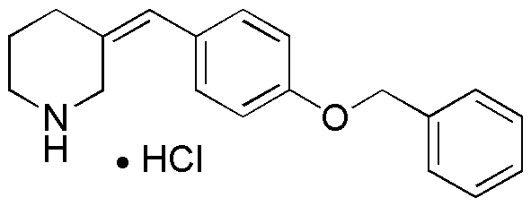 Cloruro de hidrógeno de 3-(4-(benciloxi)bencilideno)piperidina