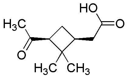 Acide 2-((1S,3S)-3-acétyl-2,2-diméthylcyclobutyl)acétique