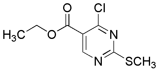 4-chloro-2-méthylthio-5-pyrimidinecarboxylate d'éthyle