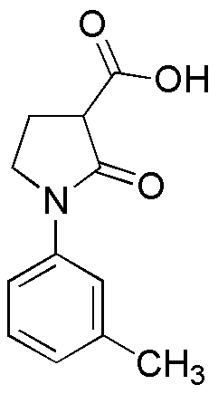 2-Oxo-1-m-tolyl pyrrolidine-3-carboxylic acid