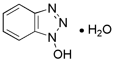 1-Hydroxybenzotriazole hydrate wetted with not less than 20 wt. % water