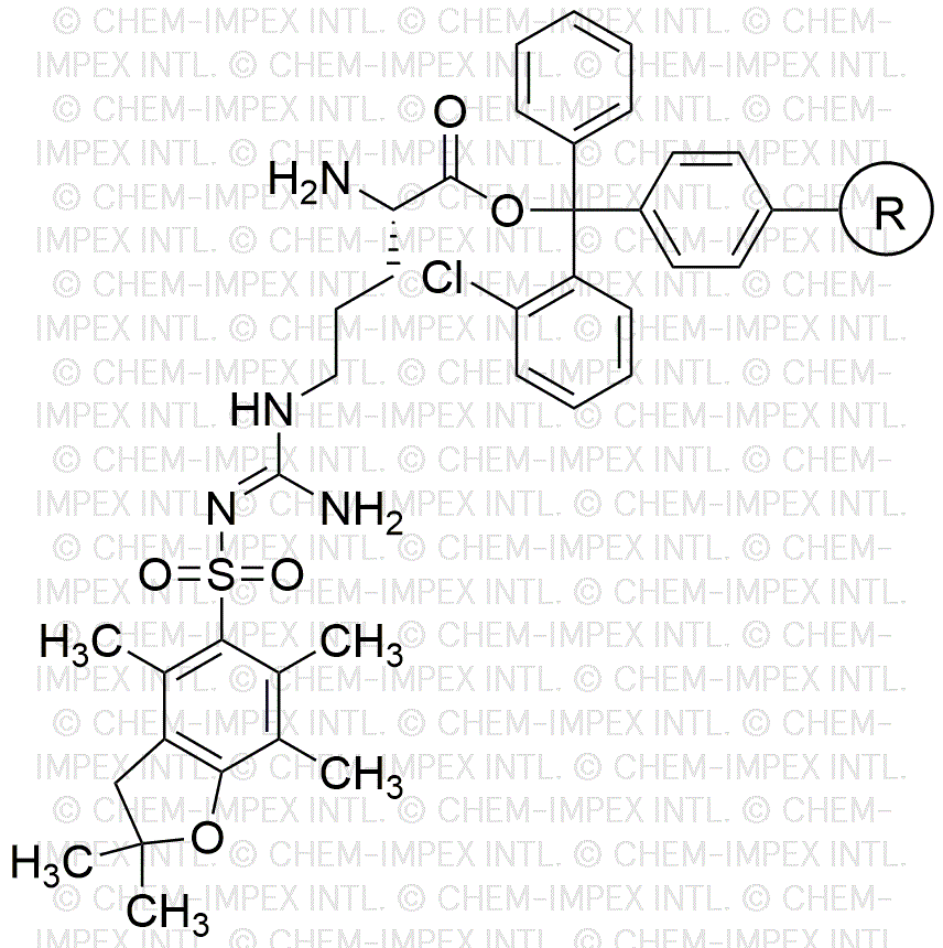 Résine H-Arg(Pbf)-2-chlorotrityle (100-200 mesh, 0,3-0,8 meq/g)