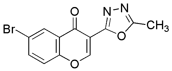 6-Bromo-3-(5-méthyl-1,3,4-oxadiazol-2-yl)-4H-chromène-4-one