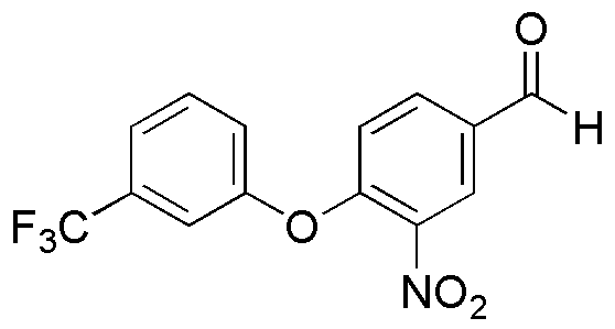 3-Nitro-4-[3-(trifluoromethyl)phenoxy]benzaldehyde