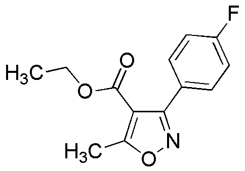 3-(4-fluorofenil)-5-metilisoxazol-4-carboxilato de etilo