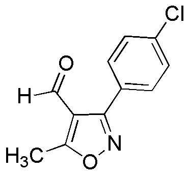 3-(4-clorofenil)-5-metilisoxazol-4-carbaldehído