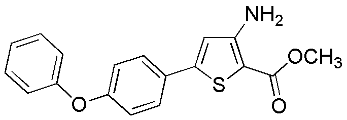 Ester méthylique de l'acide 3-amino-5-(4-phénoxyphényl)thiophène-2-carboxylique