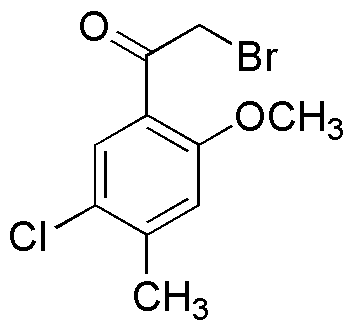 2-Bromo-1-(5-chloro-2-méthoxy-4-méthylphényl)éthanone