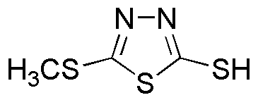 5-méthylthio-1,3,4-thiadiazole-2-thiol