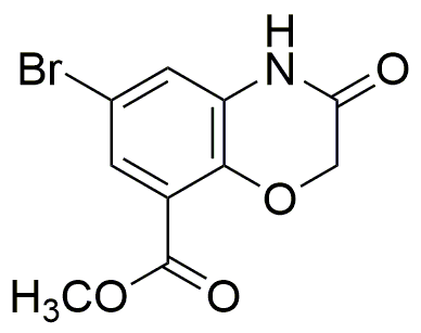 6-Bromo-3,4-dihydro-8-(méthoxycarbonyl)-3-oxo-2H-1,4-benzoxazine