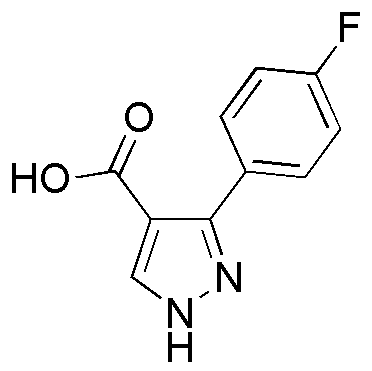 3-(4-Fluorophenyl)-1H-pyrazole-4-carboxylic acid