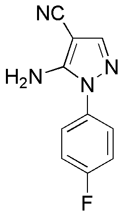 5-Amino-4-cyano-1-(4-fluorophenyl)pyrazole