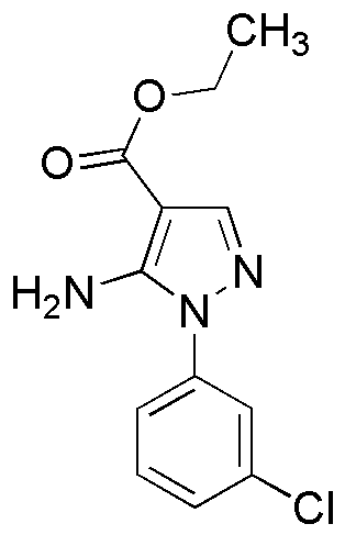 5-amino-1-(3-chlorophényl)pyrazole-4-carboxylate d'éthyle