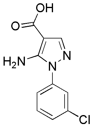 Ácido 5-amino-1-(3-clorofenil)pirazol-4-carboxílico