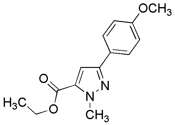 3-(4-méthoxyphényl)-1-méthyl-1H-pyrazole-5-carboxylate d'éthyle