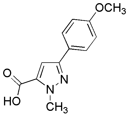 3-(4-Methoxyphenyl)-1-methylpyrazole-5-carboxylic acid