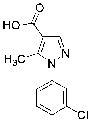 Ácido 1-(3-clorofenil)-5-metil-1H-pirazol-4-carboxílico