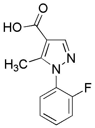 Ácido 1-(2-fluorofenil)-5-metil-1H-pirazol-4-carboxílico