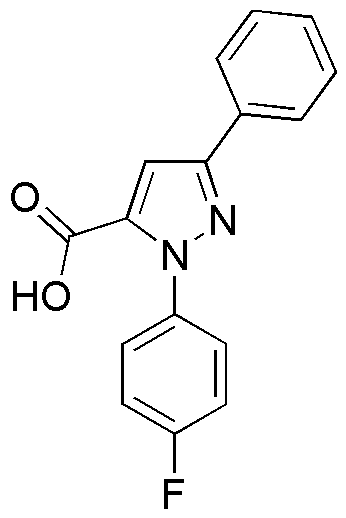 1-(4-Fluorophenyl)-3-phenyl-1H-pyrazole-5-carboxylic acid