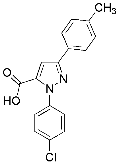 1-(4-Chlorophenyl)-3-(4-methylphenyl)-1H-pyrazole-5-carboxylic acid