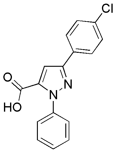 Ácido 3-(4-clorofenil)-1-fenil-1H-pirazol-5-carboxílico