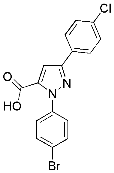 Acide 1-(4-bromophényl)-3-(4-chlorophényl)-1H-pyrazole-5-carboxylique