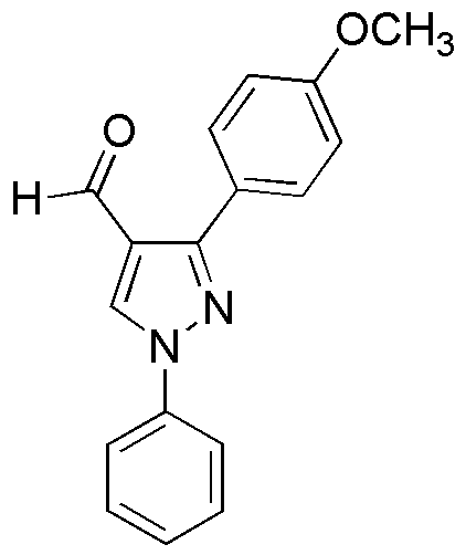 3-(4-Methoxyphenyl)-1-phenylpyrazole-4-carbaldehyde