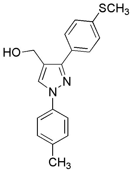 (1-(4-méthylphényl)-3-(4-(méthylthio)phényl)-1H-pyrazol-4-yl)méthanol