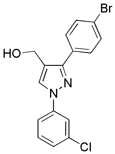 (3-(4-Bromophenyl)-1-(3-chlorophenyl)-1H-pyrazol-4-yl)methanol