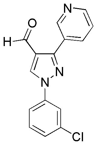 1-(3-clorofenil)-3-(3-piridinil)-1H-pirazol-4-carbaldehído